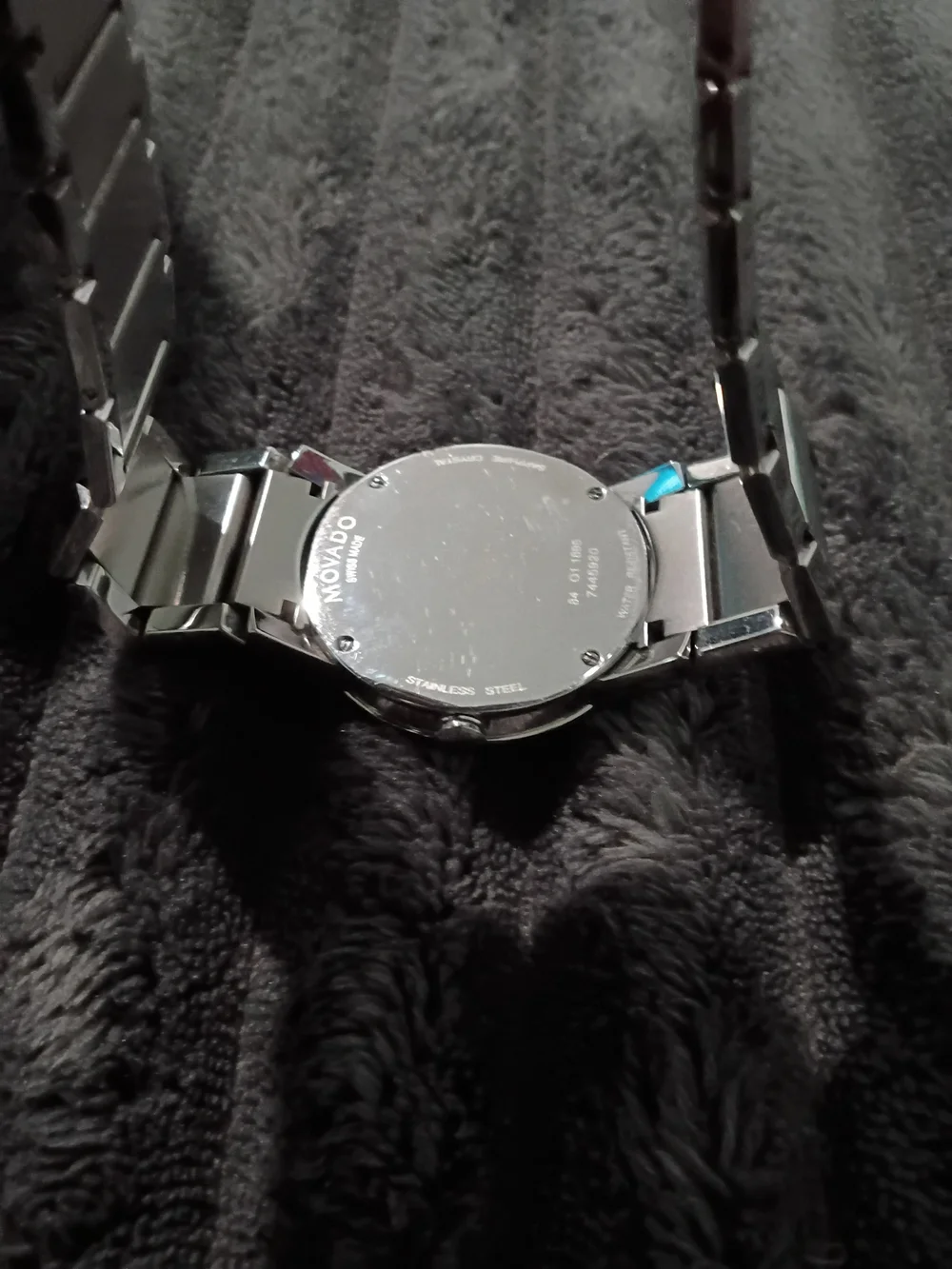 Movado worn lightly